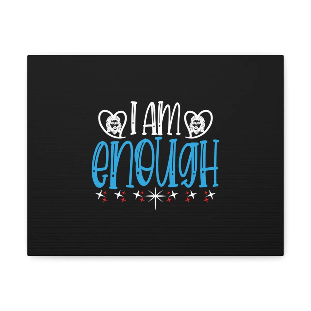Scripture Walls I Am Enough Blue 2 Corinthians 12:9 Christian Wall Art Bible